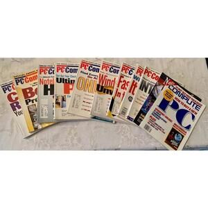 9 LOT Vintage PC Computing/World Magazines